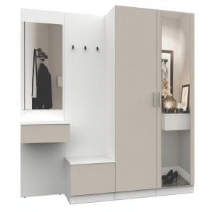 Набор мебели для прихожей "Марсель-111" МР 01-111 В2160 Ш2000 Г420 (ЛД.. Набор мебели для прихожей "Марсель-111" МР 01-111 В2160 Ш2000 Г420 (ЛД..